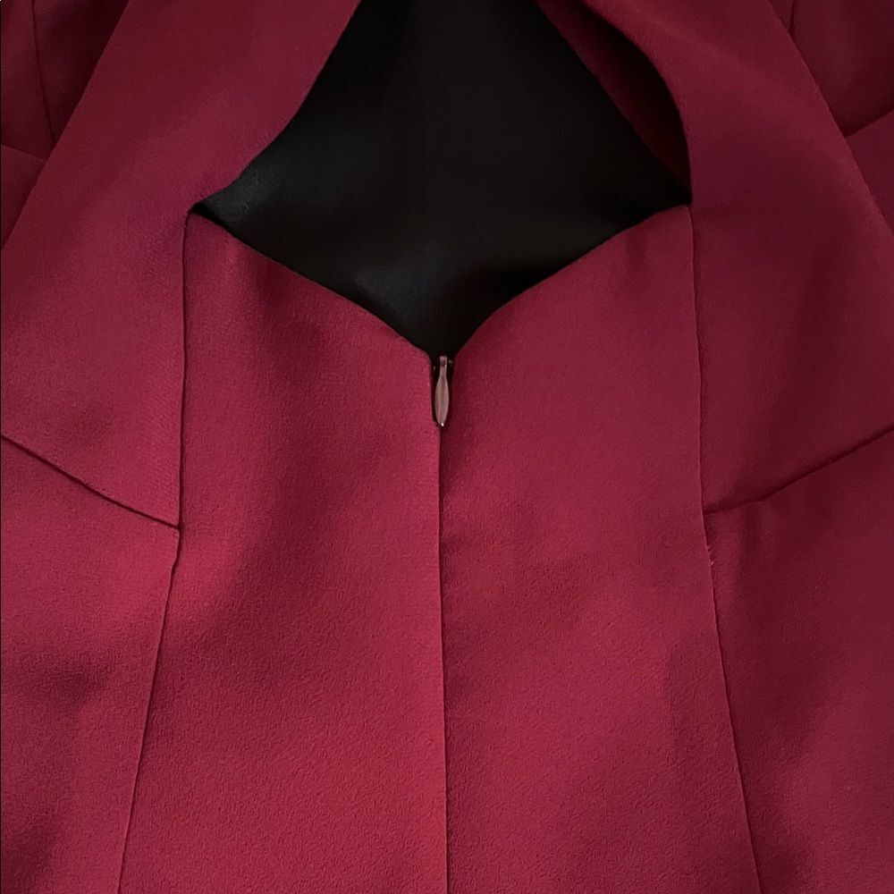 Sezin Karabulut Sheath Dress Burgundy 36/2 Party Wedding Cocktail - Picture 11 of 13